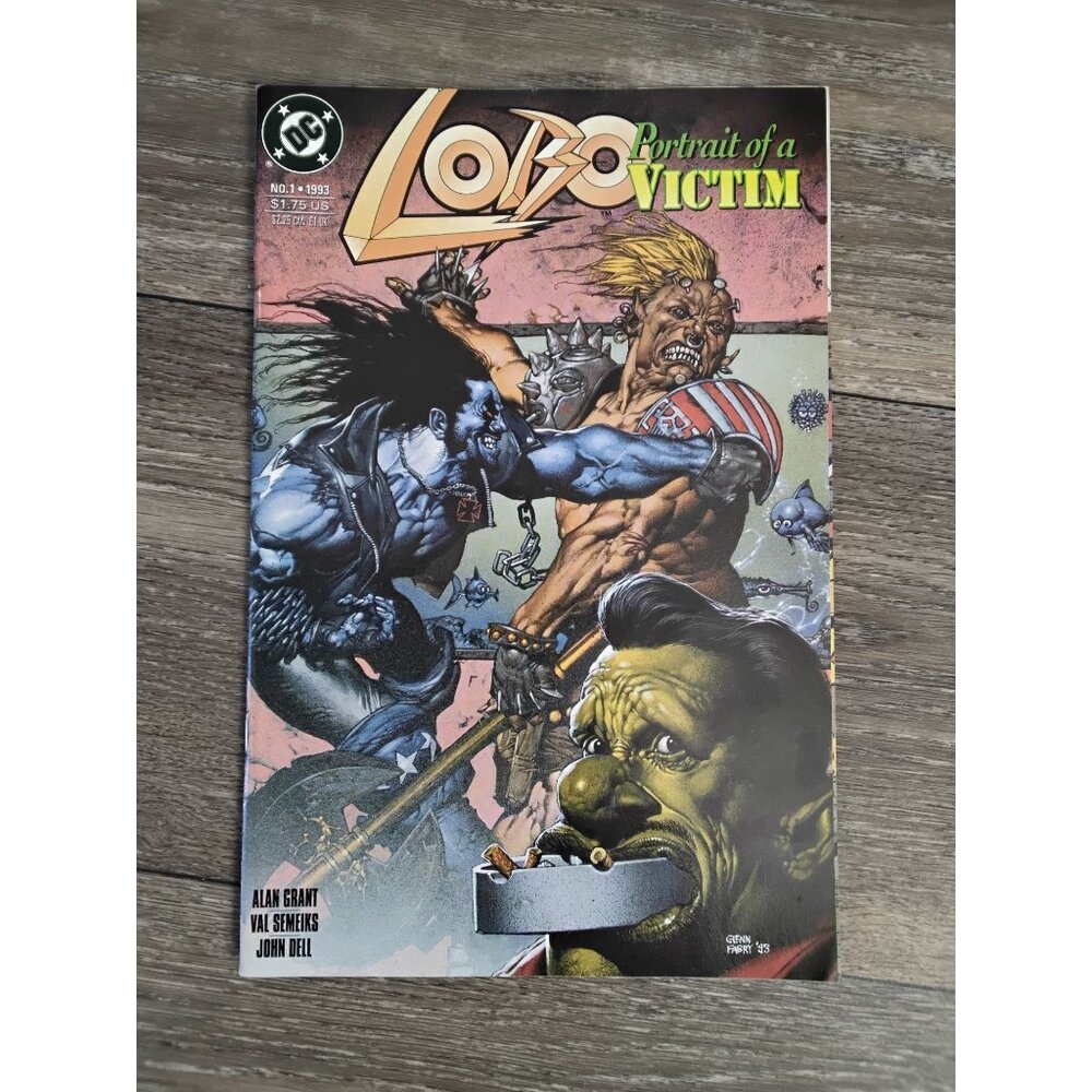 LOBO PORTRAIT OF A VICTIM LOT#1 1993 NM HIGH GRADE DC COMIC BOOK